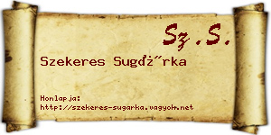 Szekeres Sugárka névjegykártya